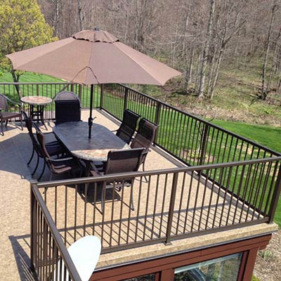 Duradek sundeck and patio - ready to entertain